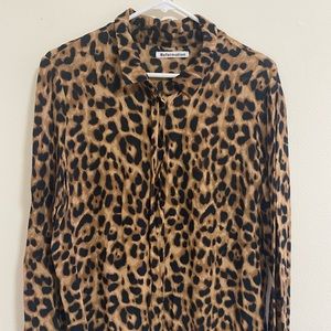 Reformation cheetah print top